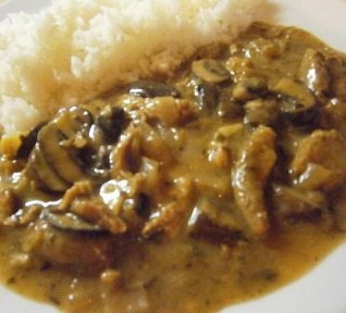 Veganská houbová omáčka