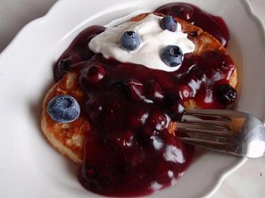 Borůvkové lívanečky