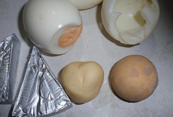 Pštrosí vejce - pečená