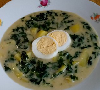 Bramboračka s medvědím česnekem