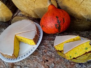 Dýňový koláč s kandovaným nebo sušeným ovocem