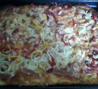 Domácí pizza podle Míši