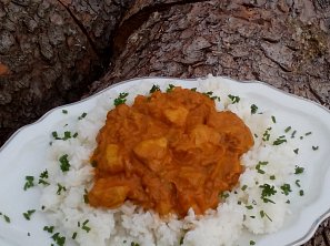 Pikantní kuře s pórkem