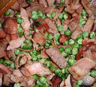 Uzenářská směs s hráškem