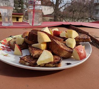 Francouzské toasty sladké