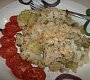 Zapečený květák s rýží, gorgonzolou a parmezánem