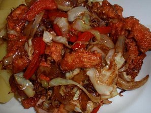 Jednoduchá masová směs (nejen) se zelím