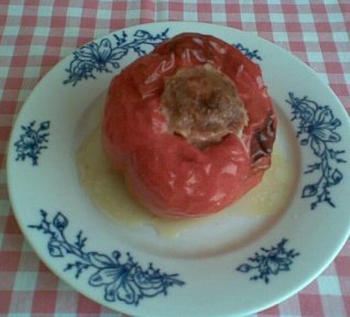 Pečené plněné papriky