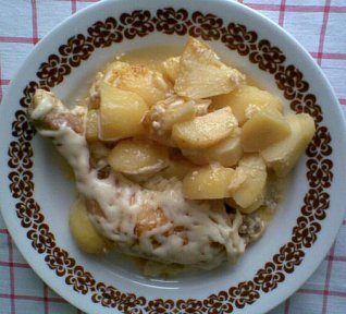 Pečená kuřecí stehna