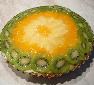 Ovocný dort s želé