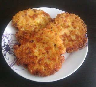 Cuketovo-rýžové placičky