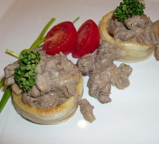 Ragú z kuřecích jater