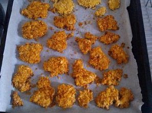 Kuřecí prsa obalované v chipsech