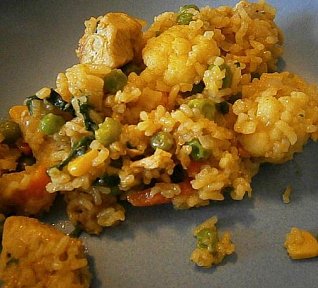 kuřecí pilaf s kari