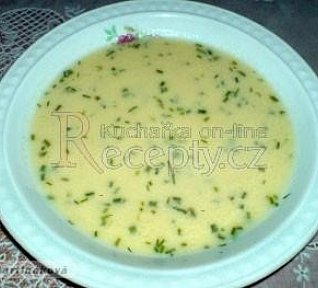 Řecká žloutková polévka se sýrem