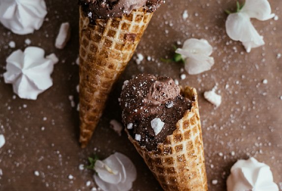 Domácí čokoládová zmrzlina