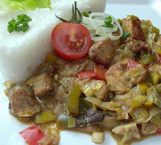 Soté z vepřového masa