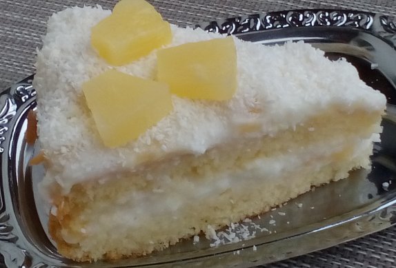 Kokosovo-ananasový dort / řez na poslední chvíli photo-0