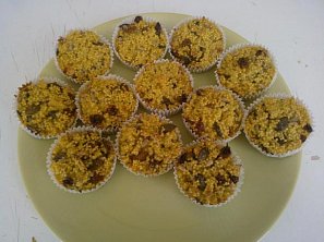 Jáhlové muffiny Jáhlové muffiny