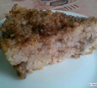 Jednoduchá pečená sladká rýže s kompotem