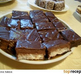 Kokosovo-kávový dezert