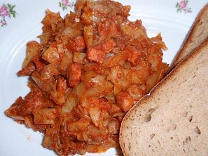Hlávkové zelí na pivu Hlávkové zelí na pivu