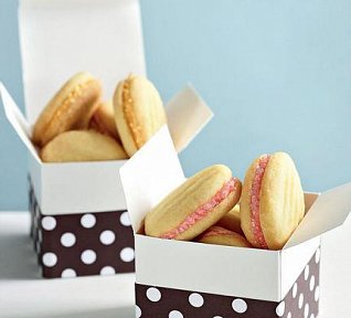 Plněné máslové sušenky