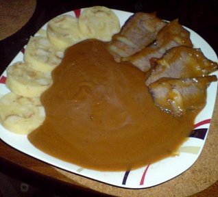 Pardubická hovězí pečeně