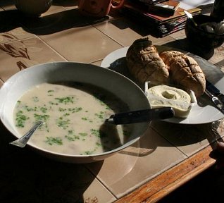 Krémová žampionová polévka