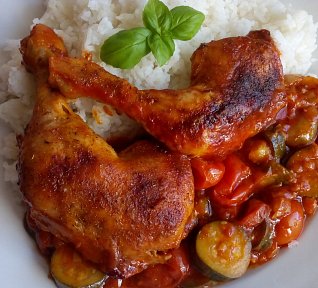 Kuře / králík na zelenině (nejen) z remosky