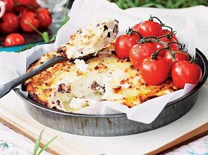 Zapečená ricotta s olivami