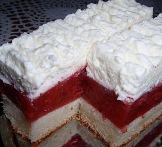 Jahodovo-smetanové řezy