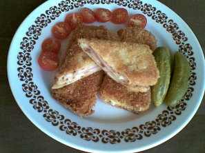 Palačinkové řízky s bešamelem