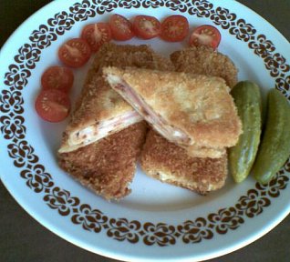 Palačinkové řízky s bešamelem