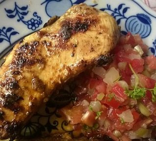 Kuře v hořčičné kari marinádě