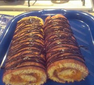 Hrníčková ovocná roláda