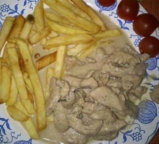 Kuřecí nudličky v pepřové omáčce