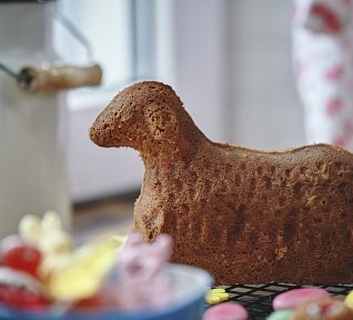 Zdravý tvarohový beránek bez másla