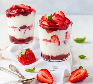 Ovocné želé s mascarpone