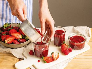 Jahodovo-malinová zavařenina