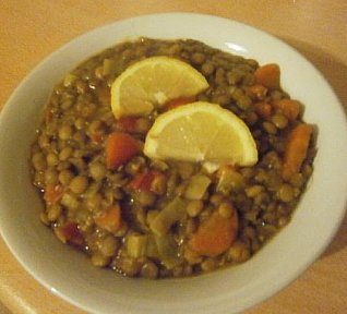 Thajská čočka se zeleninou