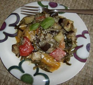 Zapékaná zelenina se sýrem