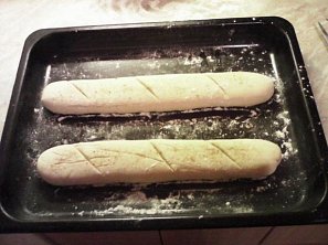 Francouzská bageta - hrníčkový recept Francouzská bageta - hrníčkový recept