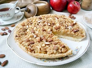 Jablkový koláč s drobenkou