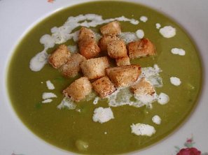 Hrášková polévka - smetanová Hrášková polévka - smetanová