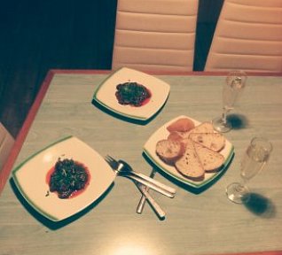 Krevetky v sýrové omáčce