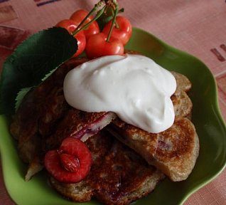 Třešňové lívanečky