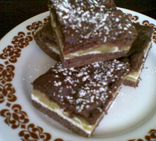 Křehký rebarborový koláč