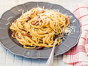 Špagety ala carbonara