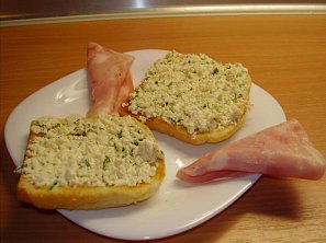 Tofu pomazánka s řeřichou